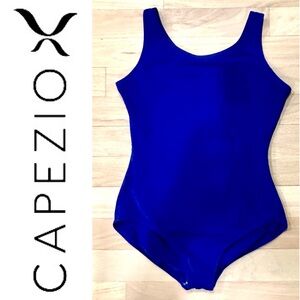 CAPEZIO Girls Royal Blue Leotard for Ballet or Gymnastics